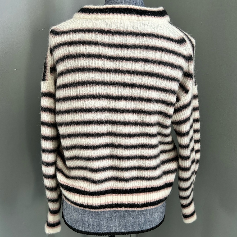 Everlane Striped Wool Sweater Size L - Picture 5 of 5